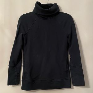 Lululemon Go Forward Pullover Turtleneck Sweater Navy Size 2